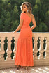 'Maelys' One-Shoulder Ruched Maxi Dress - Celes Fashion